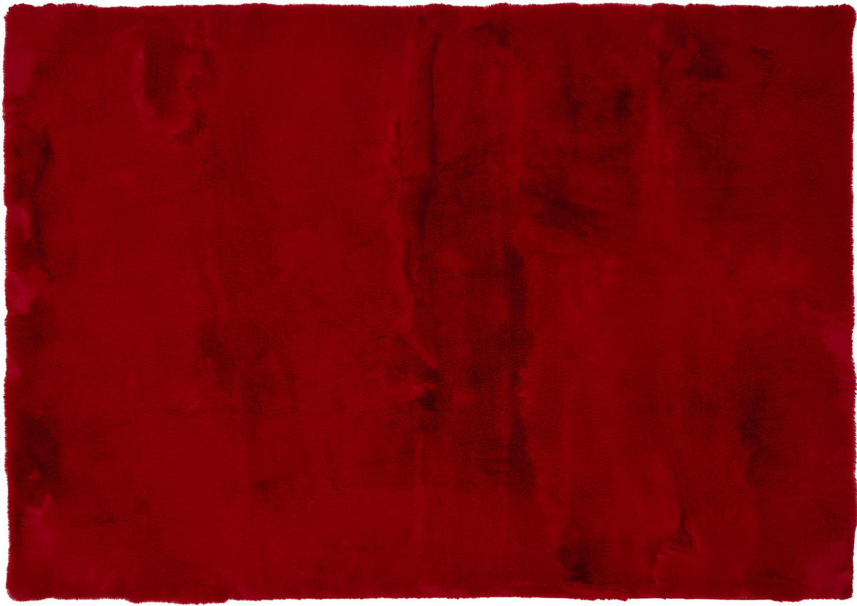 HOCHFLORTEPPICH 140/200 cm Silky Haven Rot  - Rot, Basics, Textil (140/200cm)
