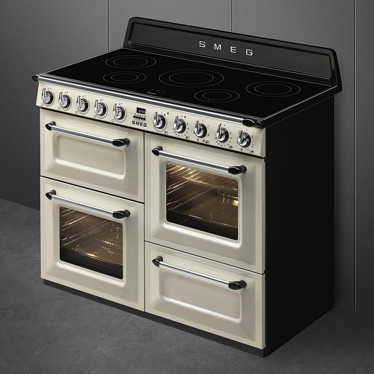 HERD TR4110IP  - Creme, Basics, Glas/Metall (110/90/60cm) - SMEG