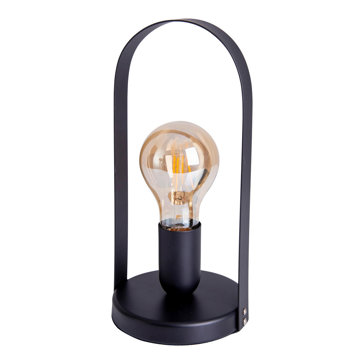 TISCHLEUCHTE FARO 13,5/28,5 cm   - Schwarz, Design, Metall (13,5/28,5cm) - Näve