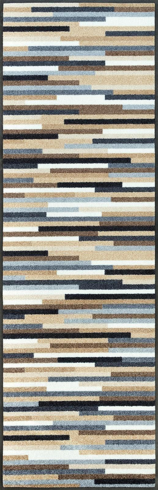 wash+dry Läufer Mikado Stripes Nature 75x190 cm