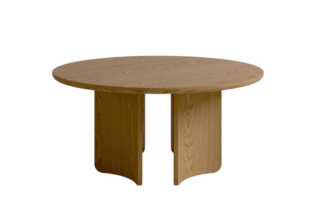 COUCHTISCH 80/80/41 cm Holzwerkstoff einfacher Aufbau, 2 in 1 Gestell  - Eichefarben, Modern, Holzwerkstoff (80/80/41cm) - Schöner Wohnen
