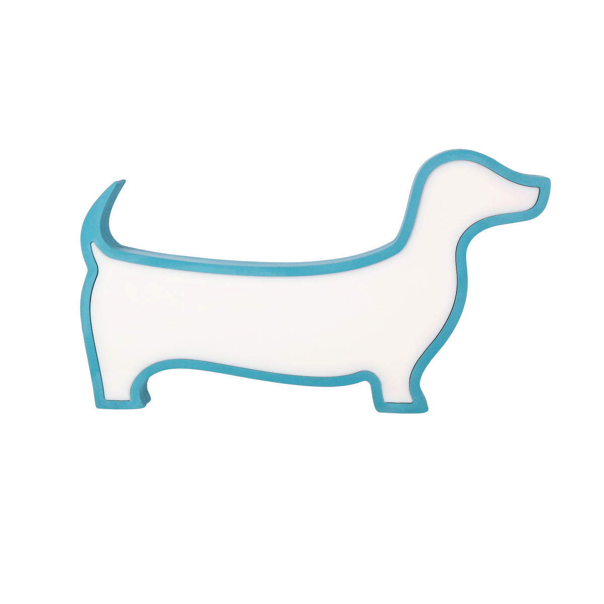 BORDSLAMPA FÖR BARN - blå, Basics, trämaterial/plast (32/3.5/18cm)