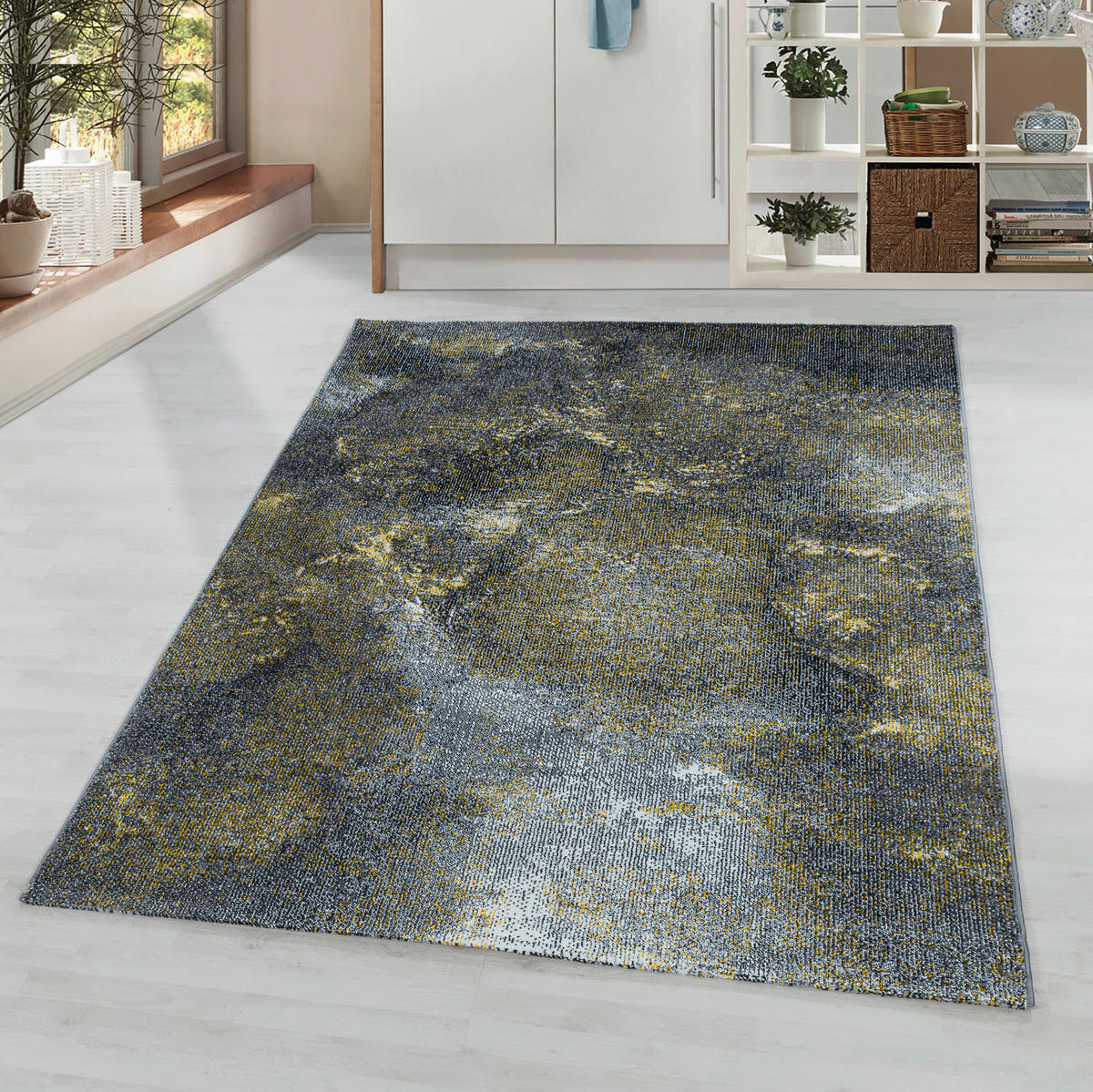WEBTEPPICH 80/150 cm Ottawa 4203 gelb Gelb  - Gelb, Design, Textil (80/150cm)