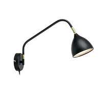 WANDLEUCHTE - Schwarz, Basics, Metall (45/12/22cm) - Markslöjd