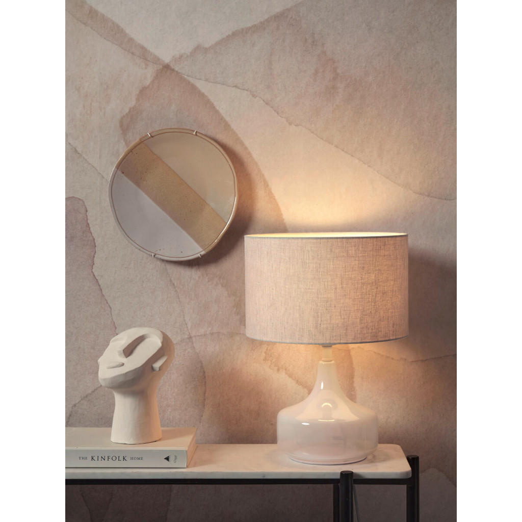 Thumbnail - It's about Romi Tischleuchte, Grau, Textil, 46 cm, Lampen & Leuchten, Innenbeleuchtung, Tischlampen, Tischlampen