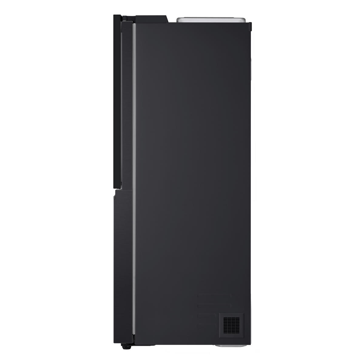 SIDE-BY-SIDE 91.3/179/73.5 cm GSXE90EVDD  - Schwarz, Basics, Glas/Kunststoff (91.3/179/73.5cm) - LG