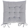 SITZKISSEN  40/40 cm   - Silberfarben, Basics, Textil (40/40cm) - X-Mas