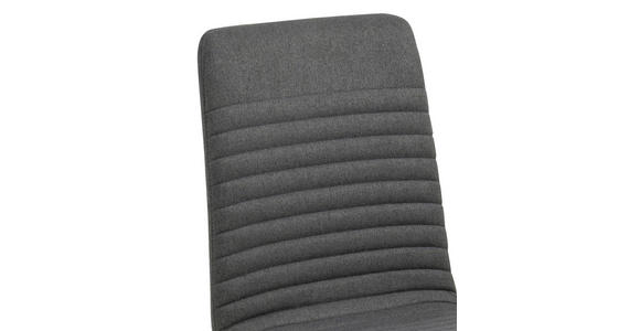 STUHL  in Webstoff Textil  - Eichefarben/Anthrazit, Design, Holz/Textil (42/90/43cm) - Carryhome