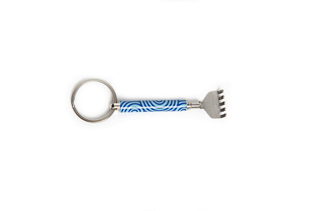 MASÁŽNA POMÔCKA - viacfarebná, Basics, kov (6,5/1,2/10,3cm) - Kikkerland