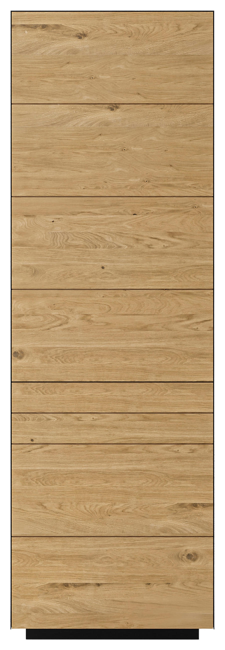 GARDEROBENSCHRANK  in  - Wildeiche/Anthrazit, Natur, Holz/Holzwerkstoff (64cm) - Dieter Knoll