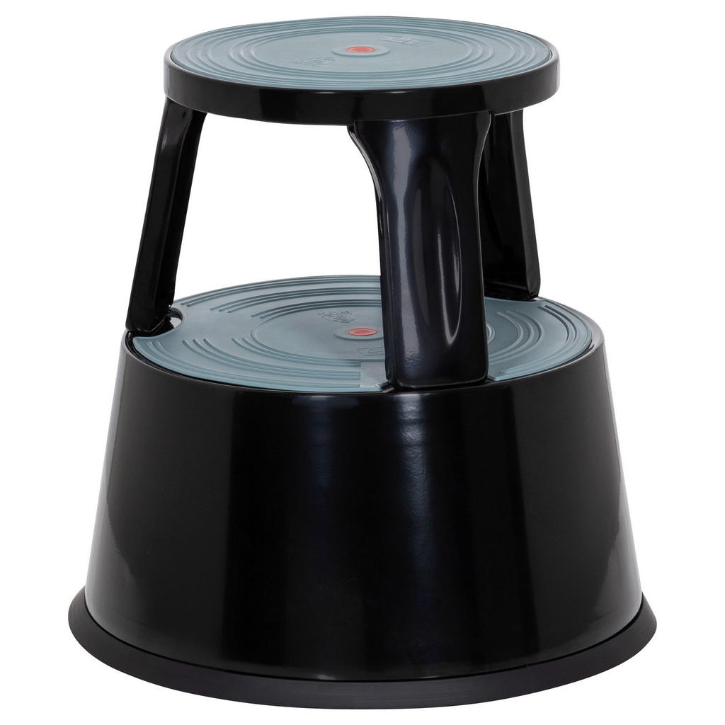 Thumbnail - Mid.you Tritthocker, Schwarz, Metall, Kunststoff, 43x43x43 cm, rutschfeste Trittfläche, hohe Standfestigkeit, Esszimmer,...