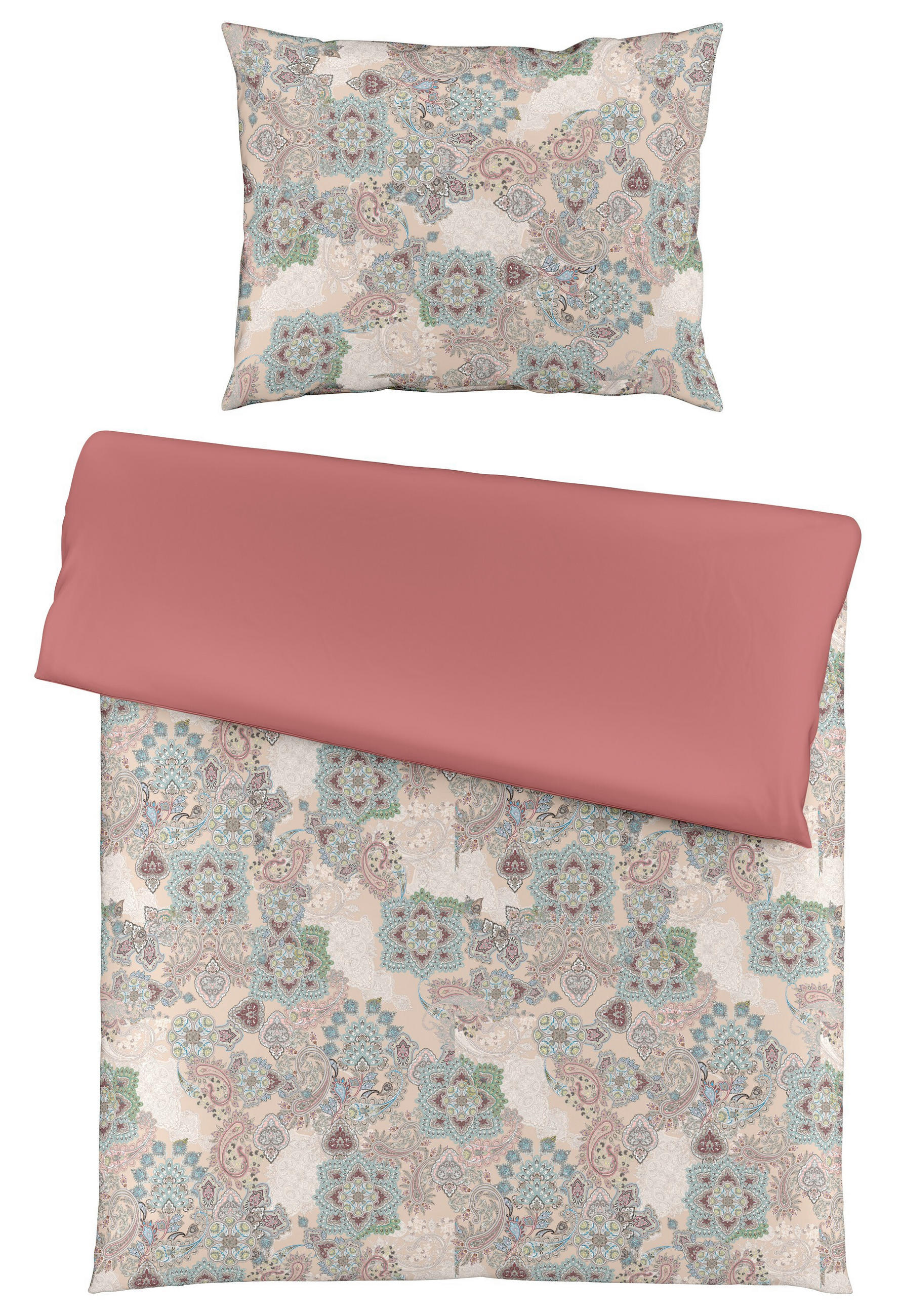 POSTEĽNÁ BIELIZEŇ, makosatén, viacfarebná, 140/200 cm - viacfarebná, Design, textil (140/200cm) - Fleuresse