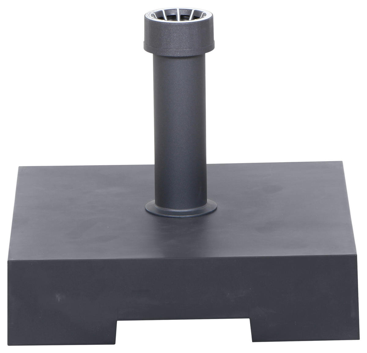 SONNENSCHIRMSTÄNDER - Anthrazit, KONVENTIONELL, Kunststoff/Stein (40/11/40cm) - Siena Garden