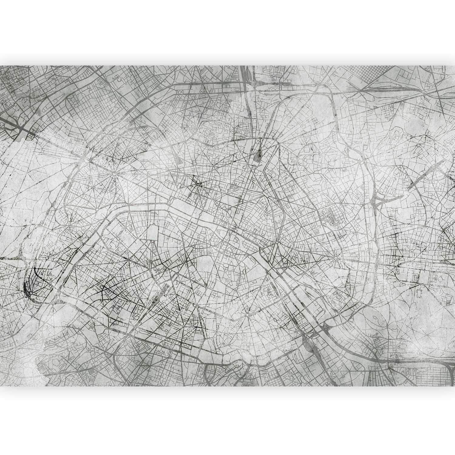 FOTOTAPET 100/70 cm  - ljusgrå/grå, Lifestyle, textil (100/70cm) - artgeist