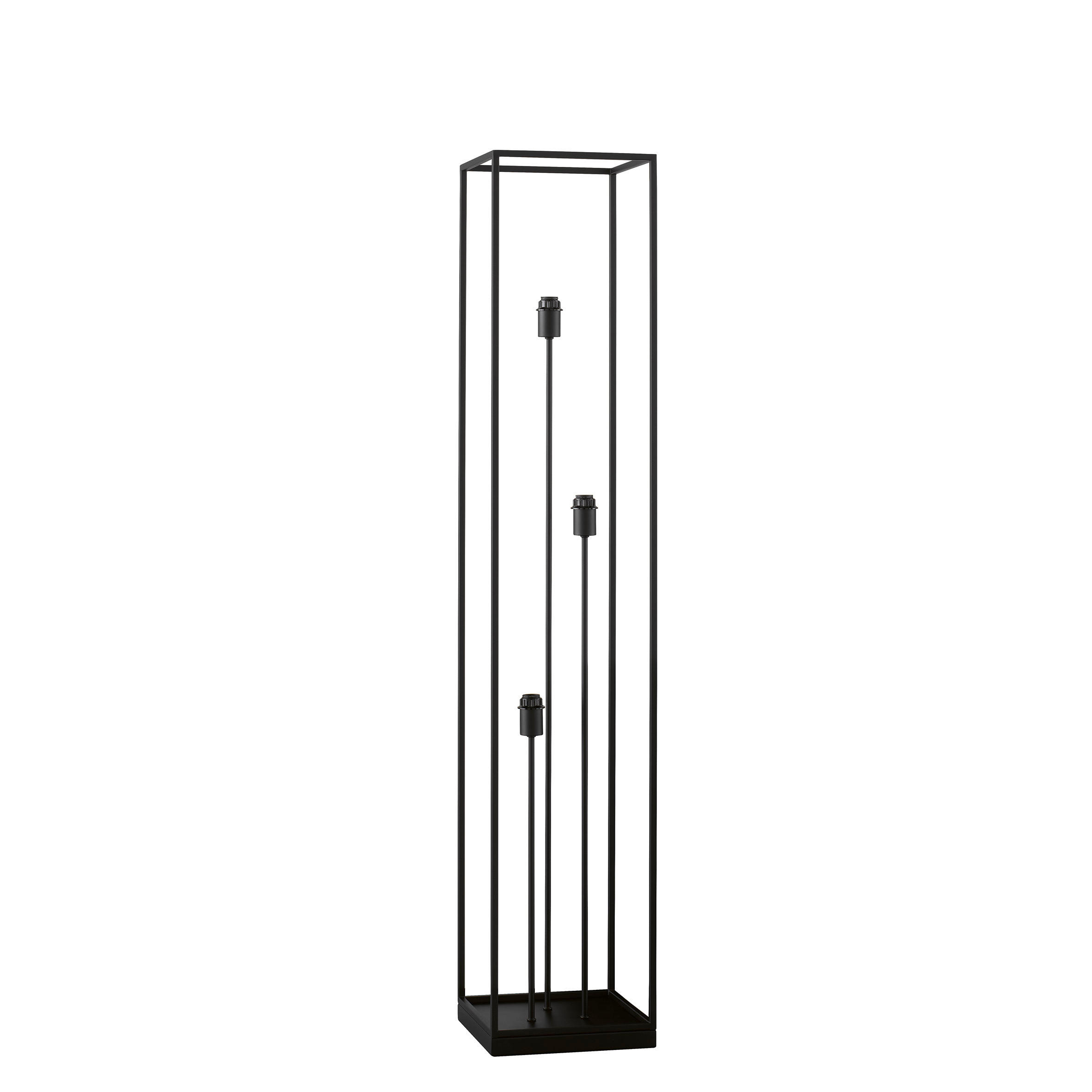GOLVLAMPA 25/25/133 cm    - svart, Basics, metall (25/25/133cm) - Fischer & Honsel