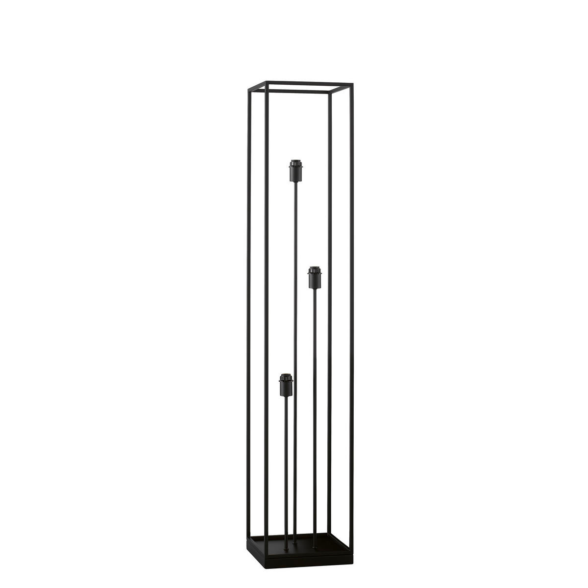 GOLVLAMPA 25/25/133 cm    - svart, Basics, metall (25/25/133cm) - Fischer & Honsel