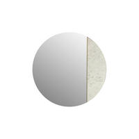 WANDSPIEGEL 70/70/3 cm  - Weiss, Trend, Glas/Holzwerkstoff (70/70/3cm) - Kayoom