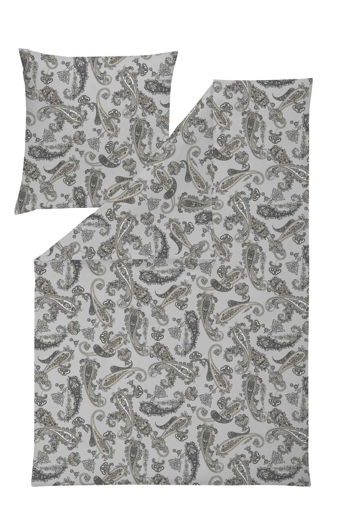 BETTWÄSCHE Atelier Interlock-Jersey 135/200 cm  - Platinfarben, Design, Textil (135/200cm) - Estella