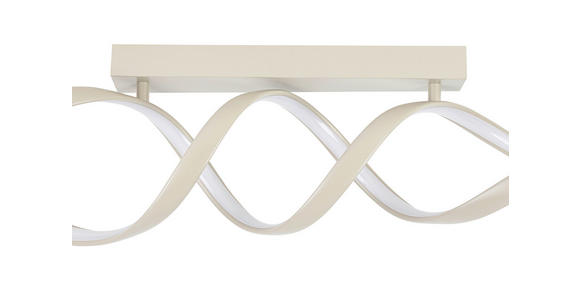LED-DECKENLEUCHTE 80/17/23 cm   - Sandfarben, Design, Kunststoff/Metall (80/17/23cm) - Novel