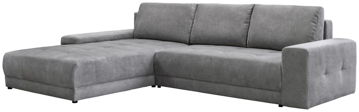 ECKSOFA Hellgrau  - Hellgrau, Trend, Textil (213/208cm) - MID.YOU
