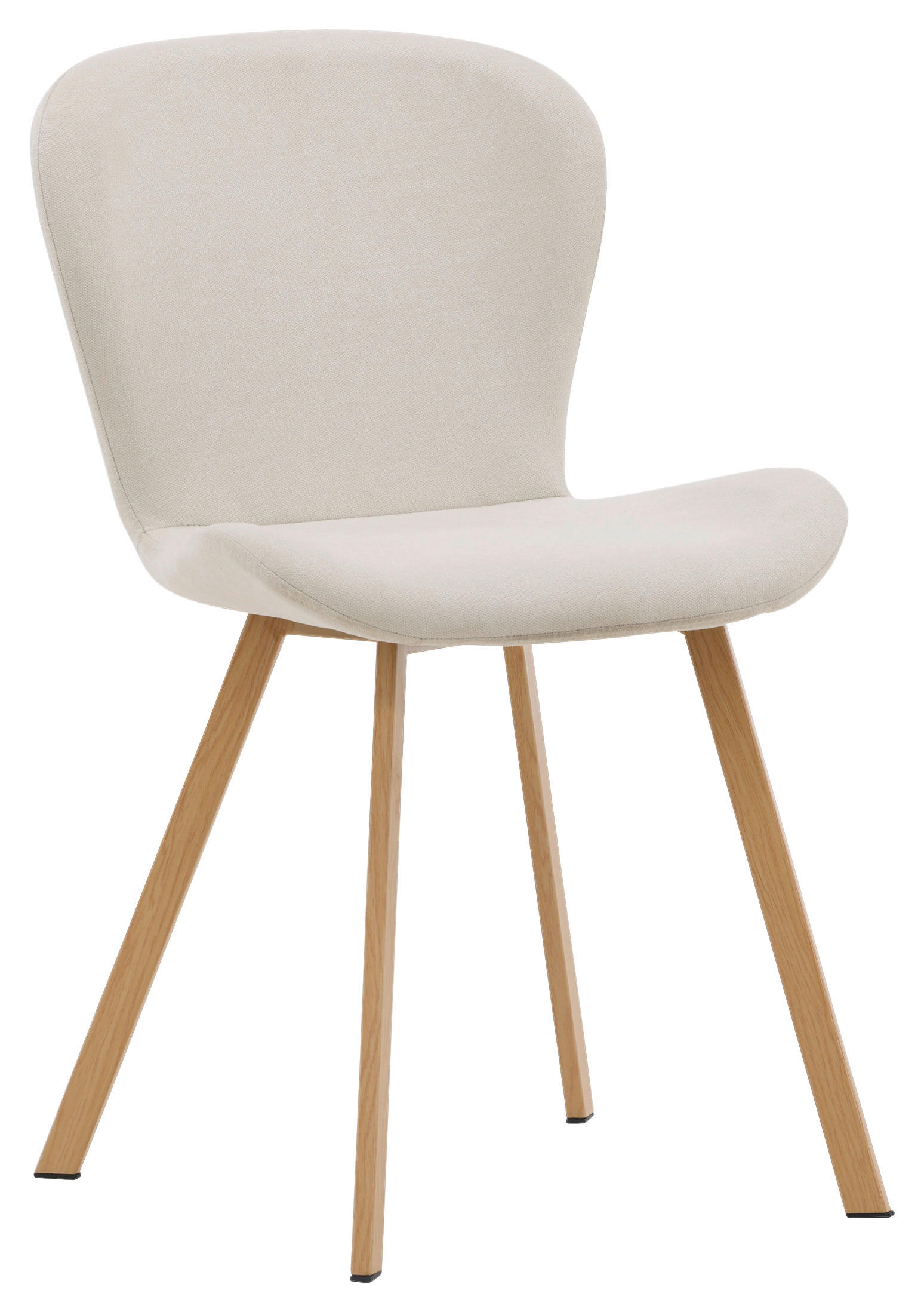 STUHL-SET 2 Stück  in Stahl Textilgeflecht  - Hellbraun/Beige, Design, Kunststoff/Textil (48/80/50cm) - Livetastic