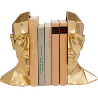 BUCHSTÜTZE - Goldfarben, Kunststoff (16/24/12cm) - Kare-Design