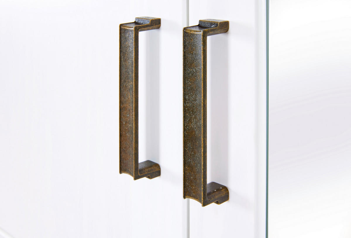 ORMAR ZA ODJEĆU bijela, hrast Artisan   - bijela/hrast Artisan, Moderno, metal/drvo (166,4/64/208cm) - Landscape