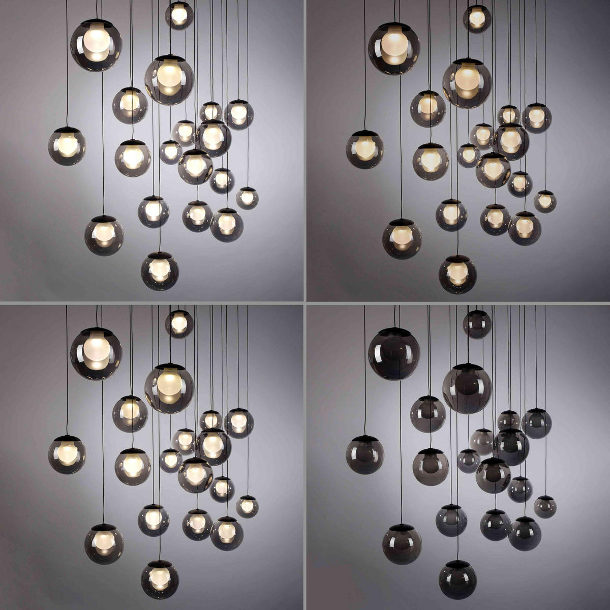 LED-PENDELLEUCHTE 150/40/180 cm   - Anthrazit, Design (150/40/180cm) - Neuhaus PURE