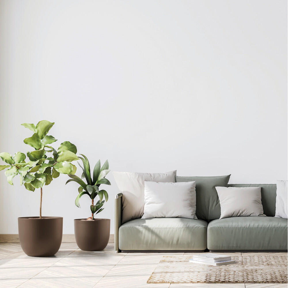 ÜBERTOPF  RIO GREENER  - Rotbraun, Basics, Kunststoff (40/32,5cm)