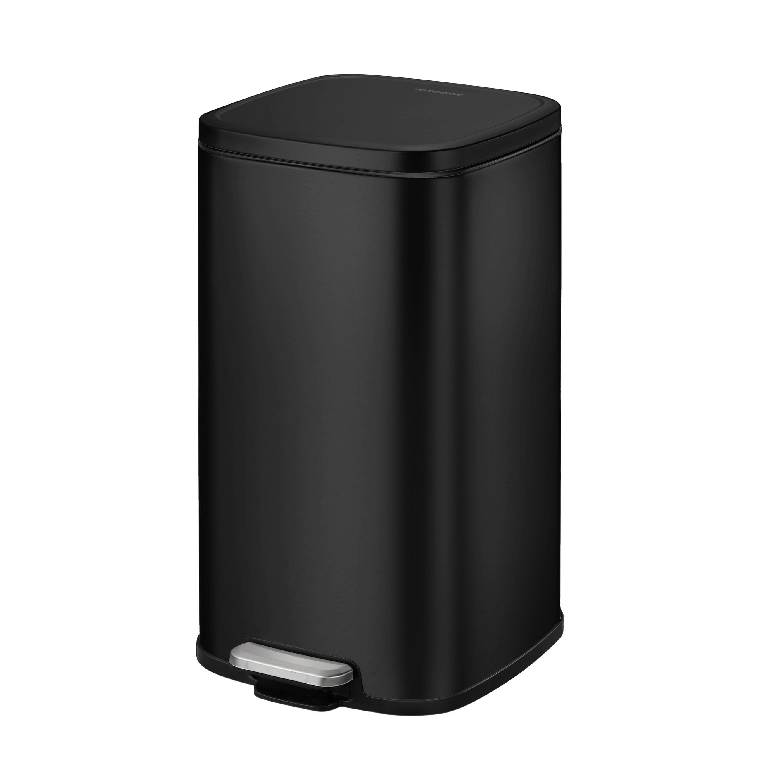 ABFALLEIMER London 6 L  - Anthrazit/Schwarz, Basics, Kunststoff (20,5/26,7/29cm) - Fackelmann