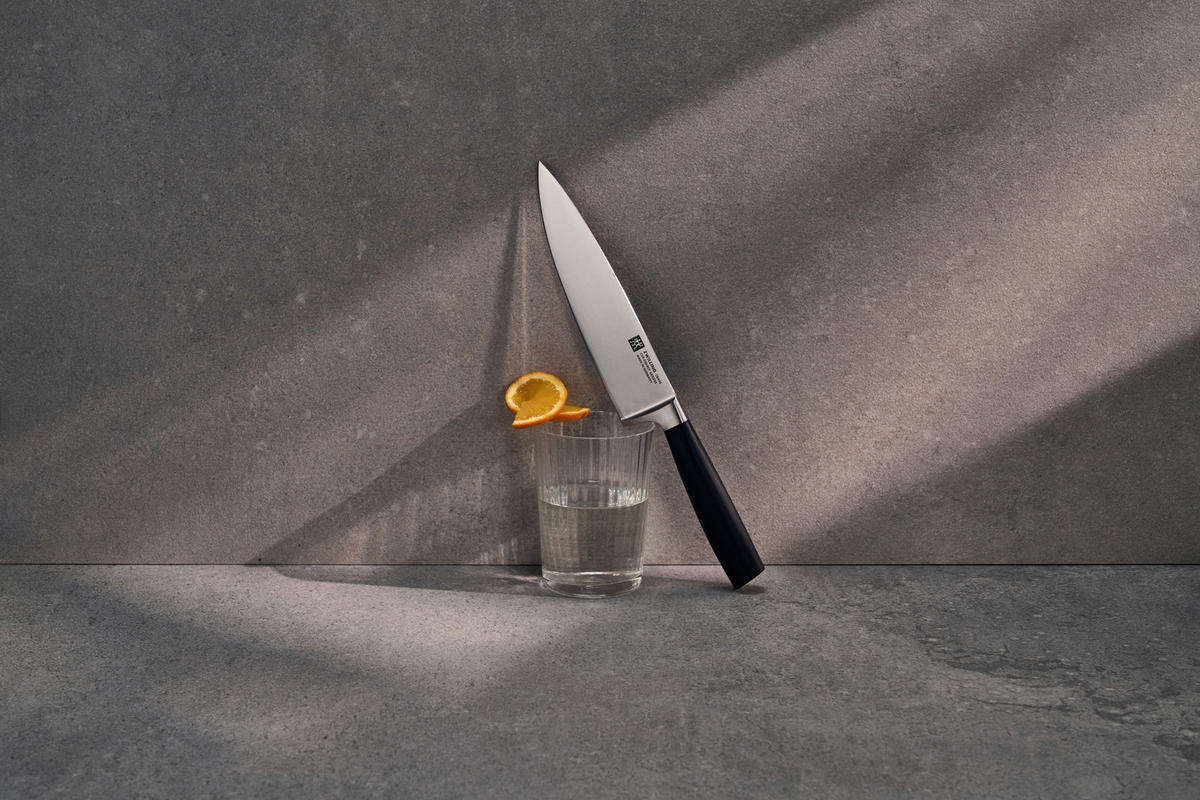 KOCHMESSER Crave  - Edelstahlfarben/Schwarz, Basics, Kunststoff/Metall (37,5/2,8/2,8cm) - Zwilling