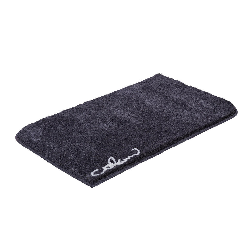 Thumbnail - Grund Badteppich Colani 40, Anthrazit, Textil, Abstraktes, rechteckig, 80x140 cm, Oeko-Tex® Standard 100, Made in Europe...