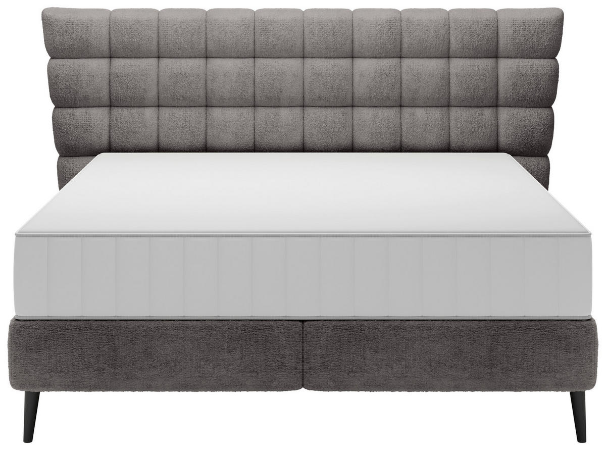 BOXSPRINGBETT 160/200 cm  in Braun  - Schwarz/Braun, Design, Holz/Holzwerkstoff (160/200cm) - Esposa