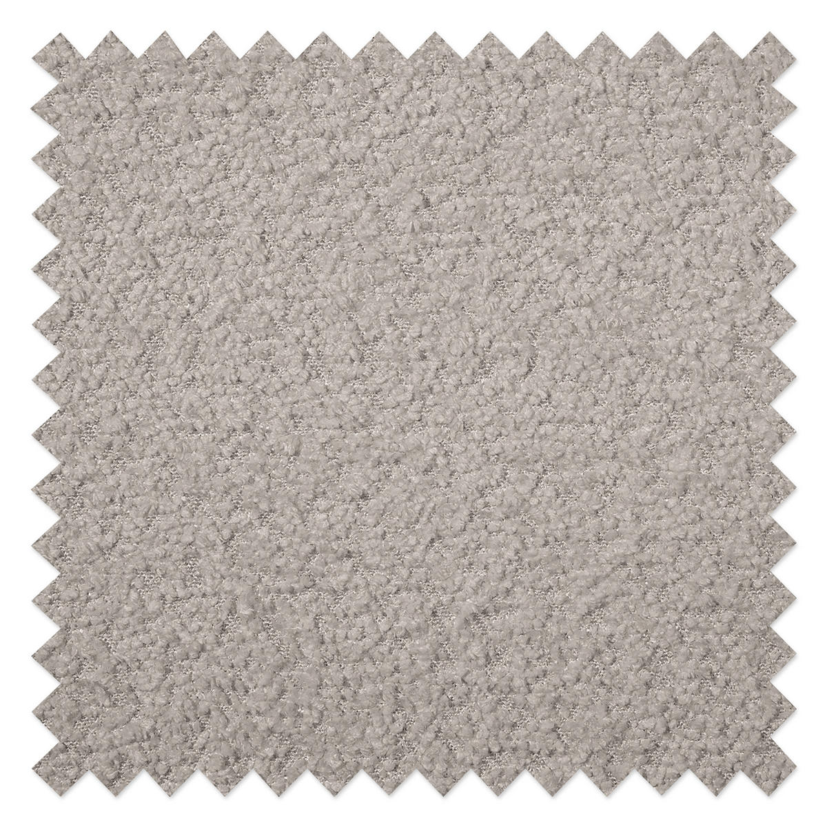 ECKSOFA Ariella Grau Bouclé  - Naturfarben/Grau, Design, Holz/Textil (231/161cm) - Livetastic