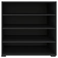 REGAL  91/90/40 cm Anthrazit  - Anthrazit/Schwarz, KONVENTIONELL, Holzwerkstoff/Kunststoff (91/90/40cm) - Hom`in
