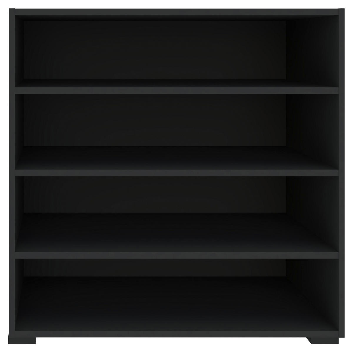 POLC 91/90/40 cm antracit  - fekete/antracit, Konventionell, műanyag/faalapú anyag (91/90/40cm) - Hom`in