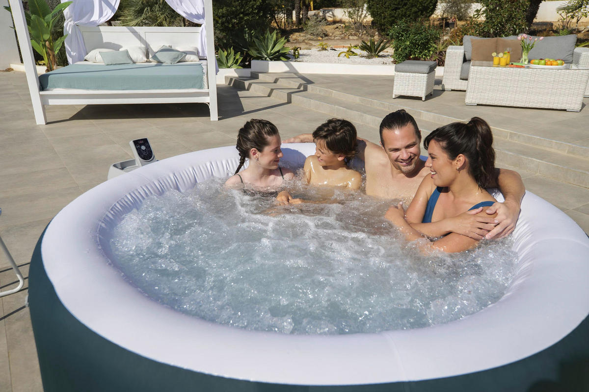 WHIRLPOOL MIAMI 60001 MIAMI AIRJET 196/66 cm  - Dunkelblau, KONVENTIONELL, Kunststoff/Metall (196/66cm) - Bestway