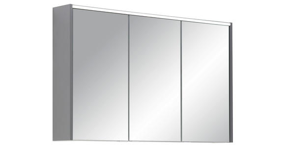 SPIEGELSCHRANK 110/68,3/15 cm  - Anthrazit/Alufarben, MODERN, Glas/Holzwerkstoff (110/68,3/15cm) - Voleo