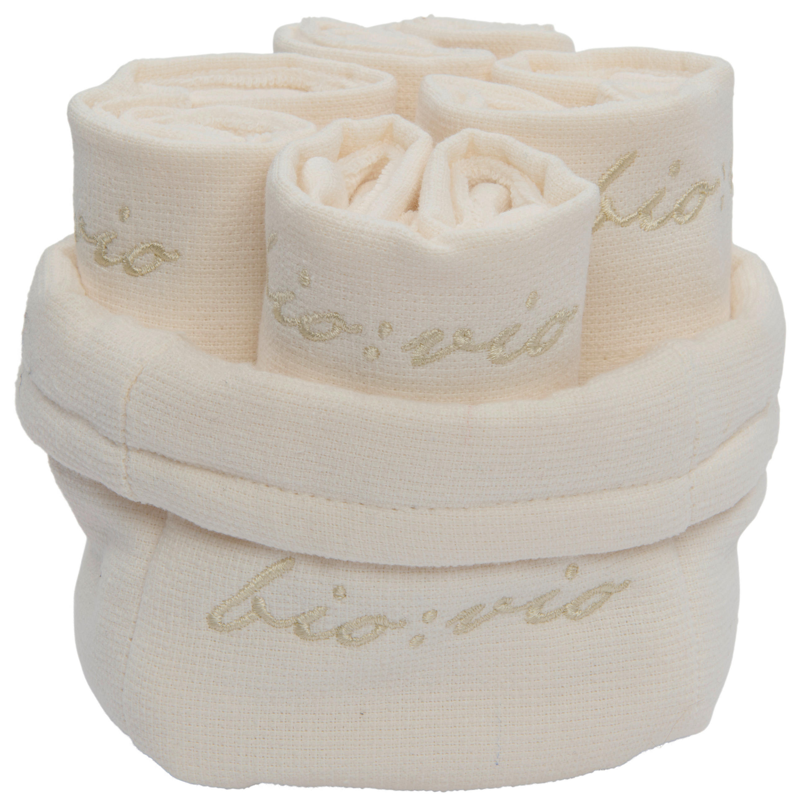 SEIFTUCHSET 30/30 cm Bonita Weiß 4-teilig  - Weiß, KONVENTIONELL, Textil (30/30cm) - Bio:Vio