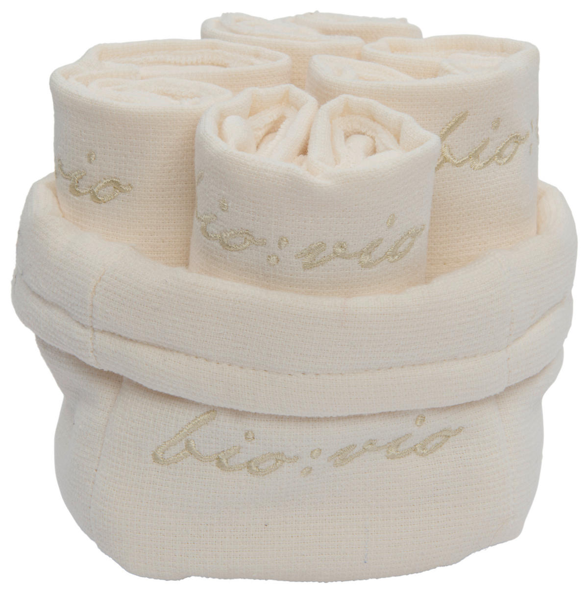 SEIFTUCHSET 30/30 cm Bonita Weiß 4-teilig  - Weiß, KONVENTIONELL, Textil (30/30cm) - Bio:Vio