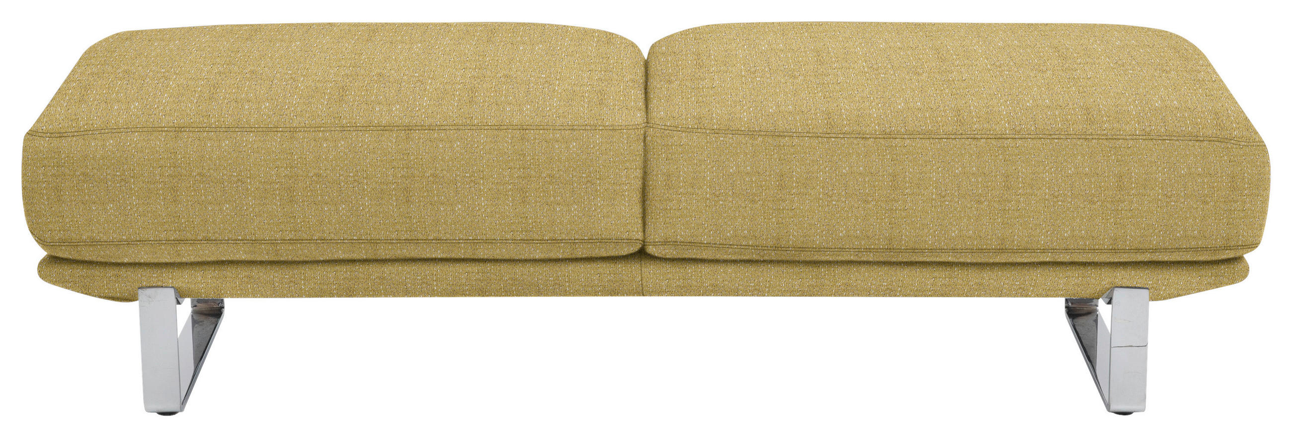 Thumbnail - Dieter Knoll Hocker Lesina, Gelb, Textil, rechteckig, 160x44x60 cm, Goldenes M, Fußauswahl, Lederauswahl, Stoffauswahl, ...