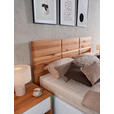 POLSTERBETT Matratze, Lattenrost, Bettkasten Silberfarben, Buchefarben 180/200 cm  - Buchefarben/Silberfarben, Design, Holz/Textil (180/200cm) - Valnatura