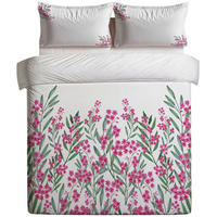 BETTWÄSCHE 135/200 cm  - Pink/Creme, Basics, Textil (135/200cm)