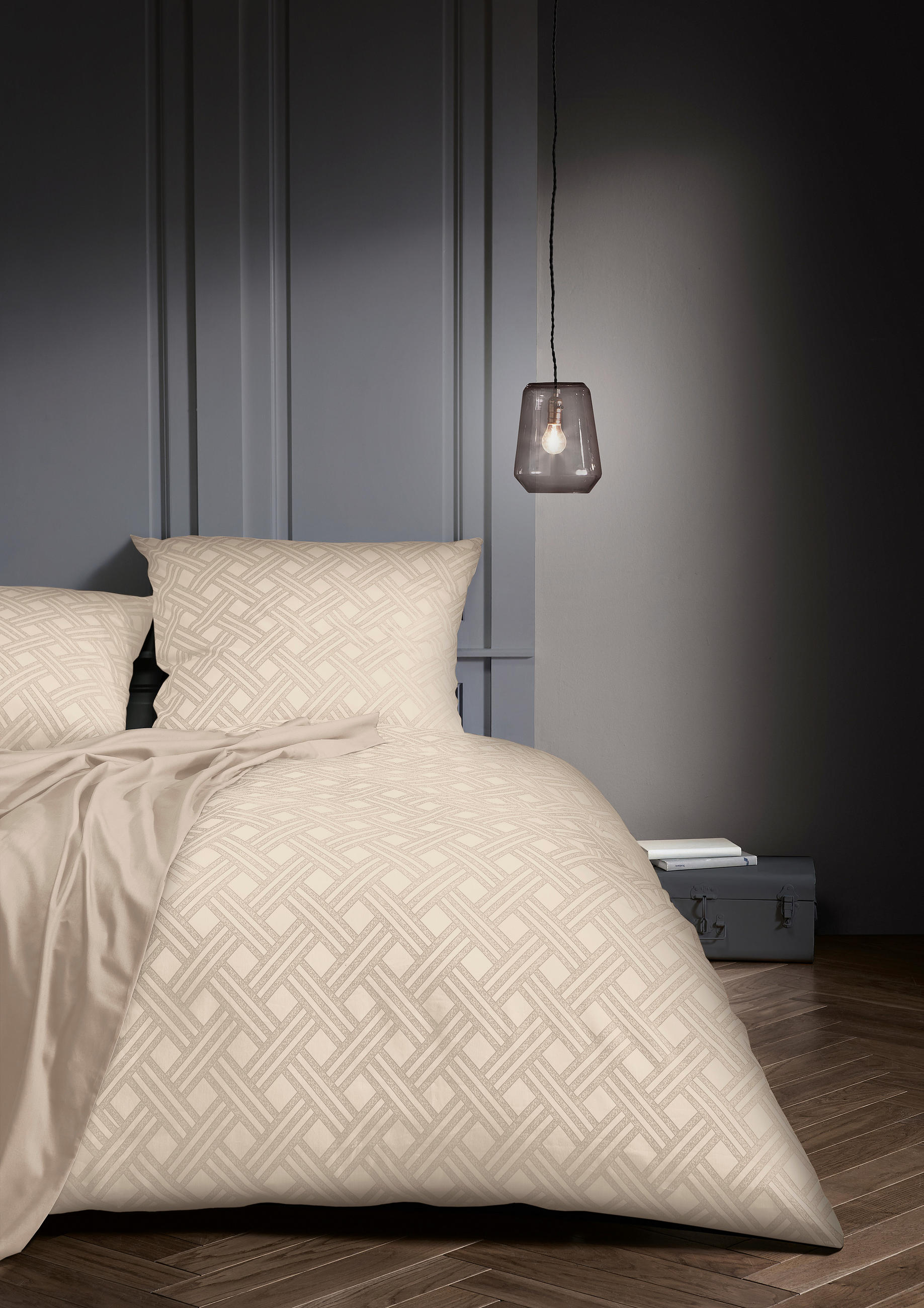 BETTWÄSCHE Black Premium Damast Damast 135/200 cm  - Creme, Basics, Textil (135/200cm) - Fleuresse