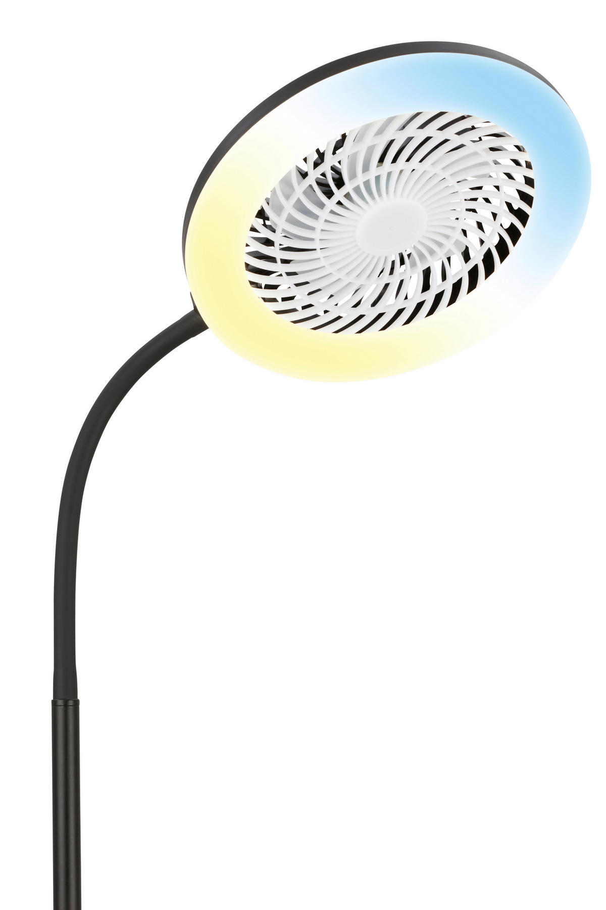 STOJANOVÝ VENTILÁTOR - čierna, Design, kov/plast (28/1850cm)
