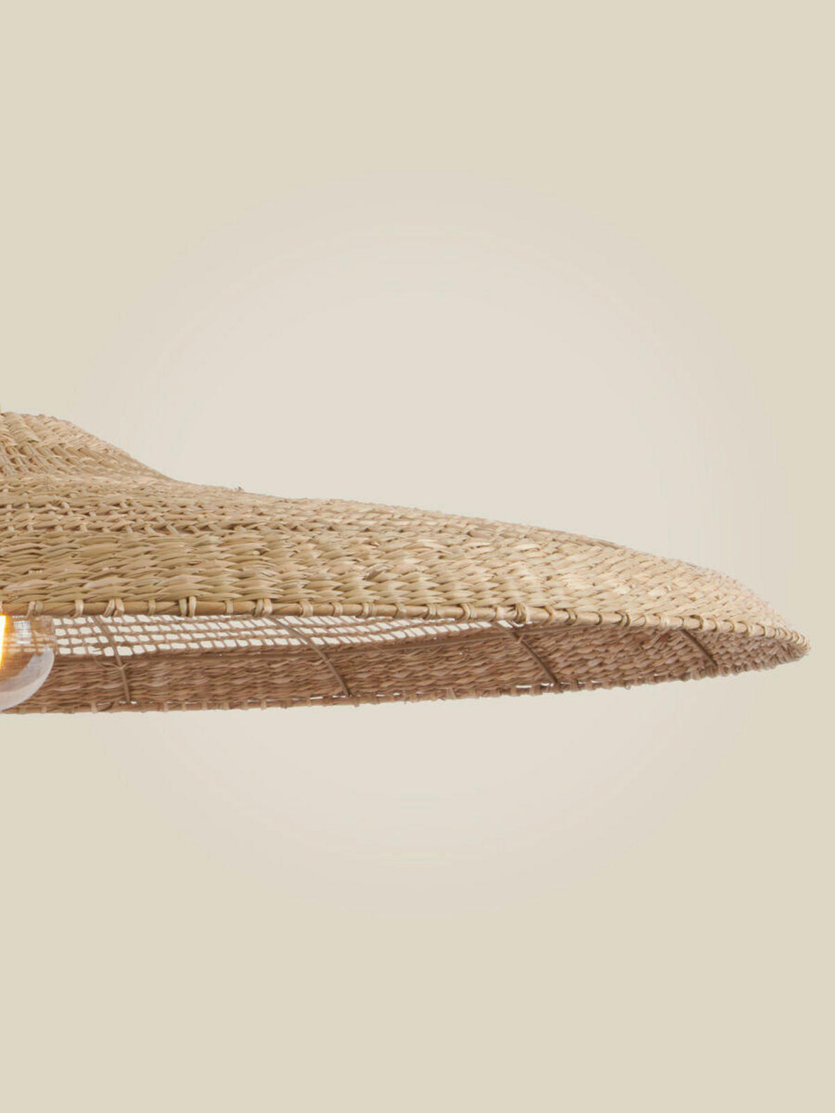 HÄNGELEUCHTE Good & Mojo 75/75/270 cm  - Hellbraun, Trend, Naturmaterialien (75/75/270cm) - Good & Mojo