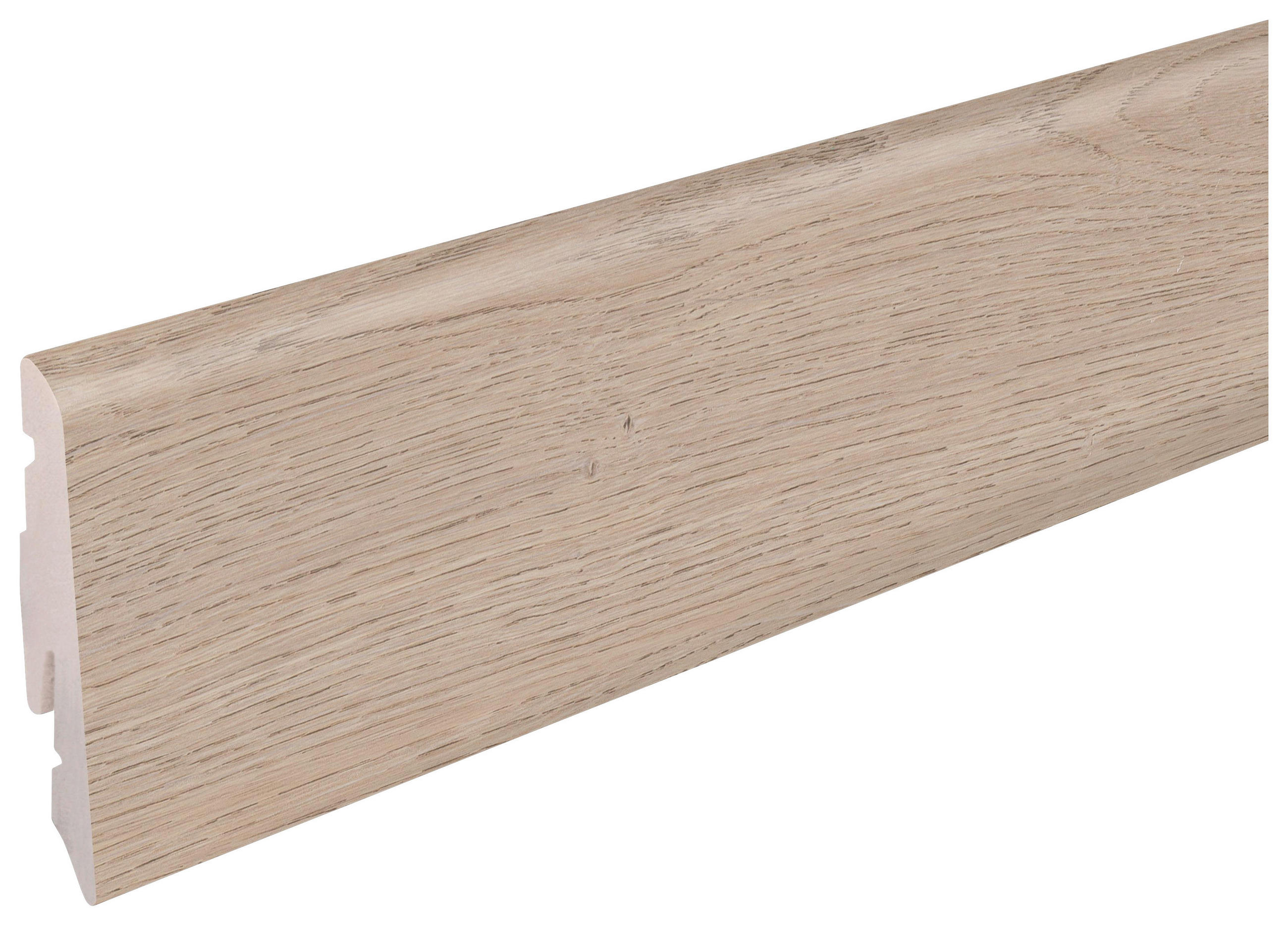 SOKLOVÁ LIŠTA  (za kus) hnedá - hnedá, Basics, plast (240/5.8/1.2cm)