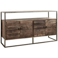 SIDEBOARD  in 150/83/40 cm  - Naturfarben/Grau, KONVENTIONELL, Holz/Metall (150/83/40cm) - Livetastic