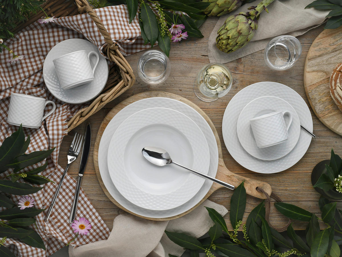 KOMBINIRANI SERVIS  Polo weiss  - bela, Basics, keramika - Creatable