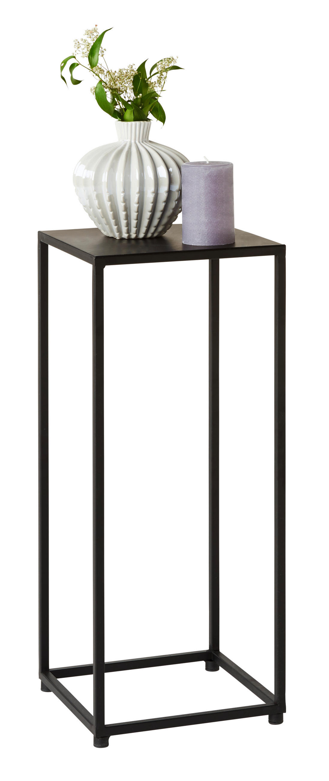 BLUMENSTÄNDER Metall  - Schwarz, LIFESTYLE, Metall (25/25/60cm) - Landscape